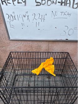 Pet crate no tray