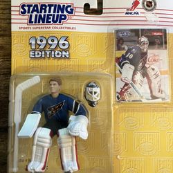 1996 Starting Lineup Jim Carey NHL Figure And Card Washington Capitols NIB