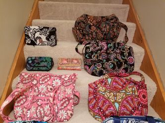 Vera Bradly purses and wallets
