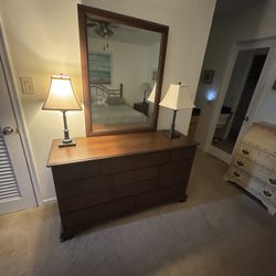 Dresser And Mirror