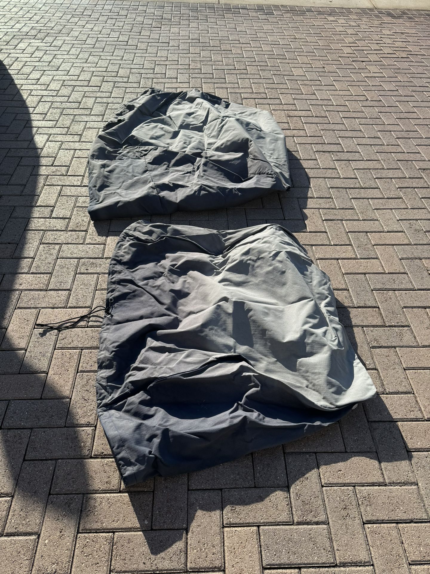 2 Outboard Motor Engine Covers Material Slightly Discolored But EXCELLENT SHAPE