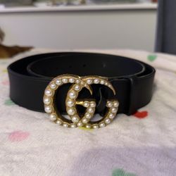 pearl Gucci belt