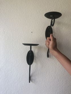 New cable wall chandelier/ candle holder - $10