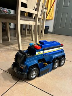 PAW patrol, chase’s police cruiser. And PAW patrol pup squad patroller vehicle.