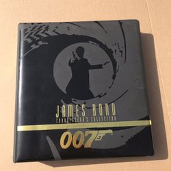 James Bond Cards In Binder 
