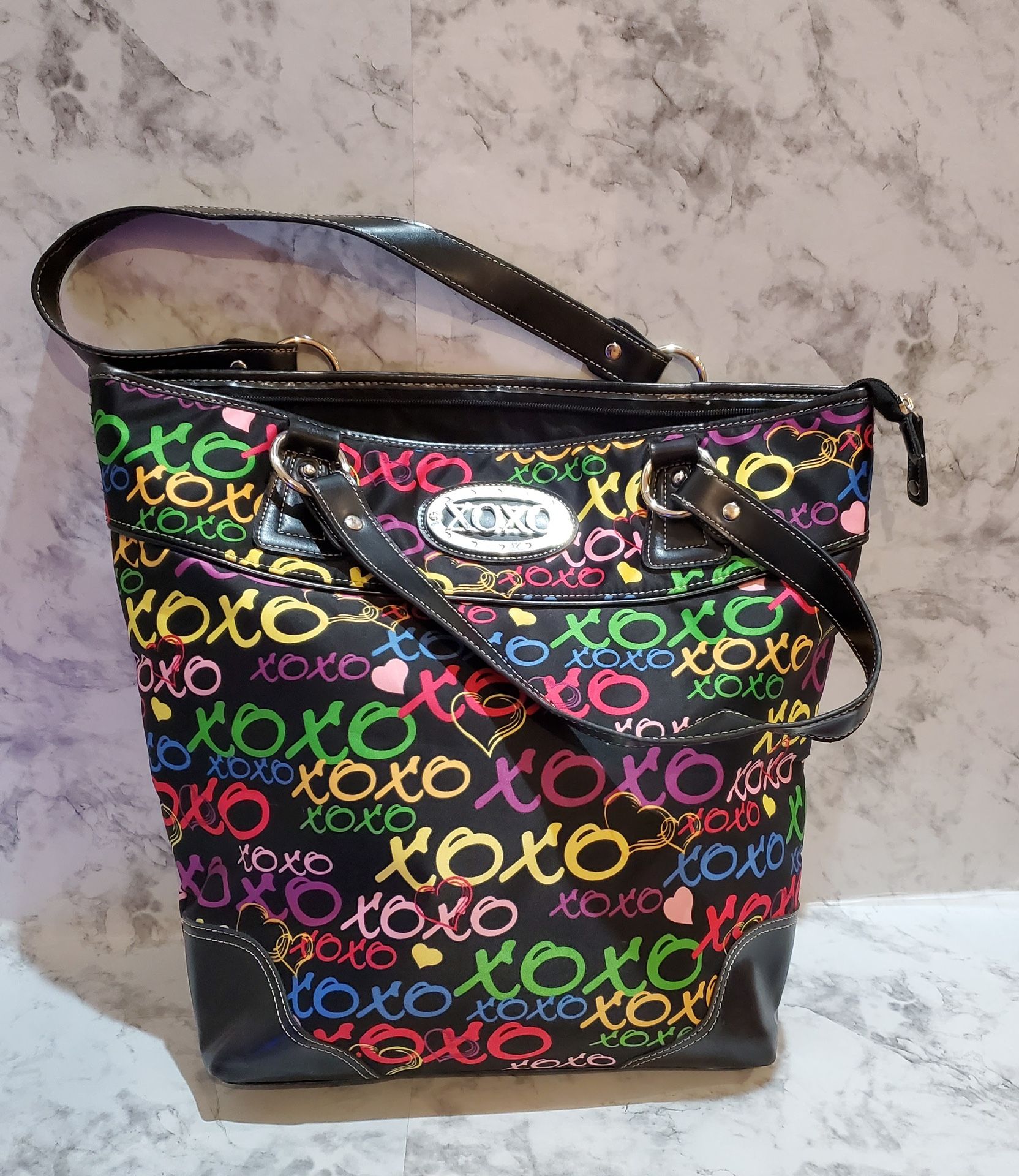 Xoxo Women’s Gold Shoulder Tote Lightweight Handbag Purse