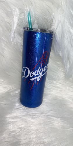 TUMBLER, THERMOS, CUSTOM, DODGERS