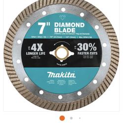 7 Inch Makita Diamond Blade New ,  I Have Few Blades Left 