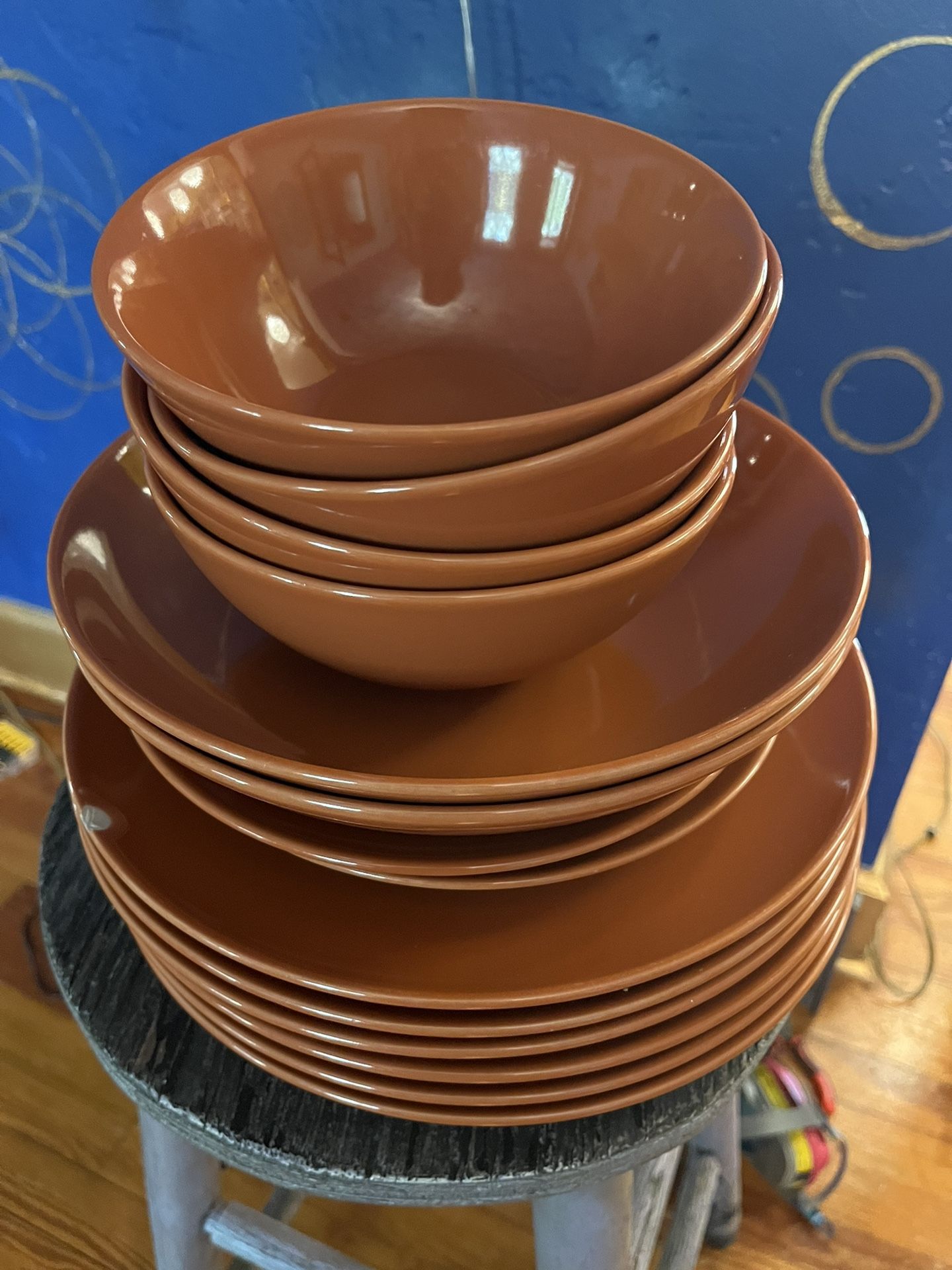 IKEA Orange Dinnerware