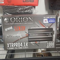 New!! Orion XTR Pro Audio 1000 Rms 4ch Amplifier 