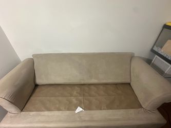 Beige Fabric Sofa Couch
