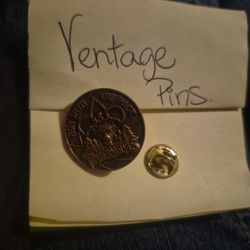 Vintage Timberwolf Pin