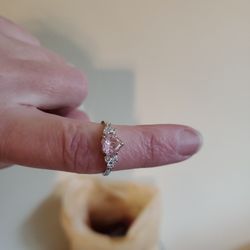Pink Heart Ring