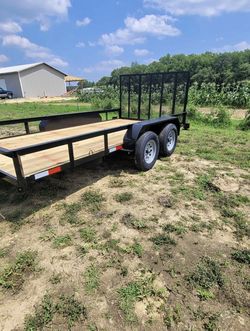 6.5x14 Double axle Utility Trailer !!