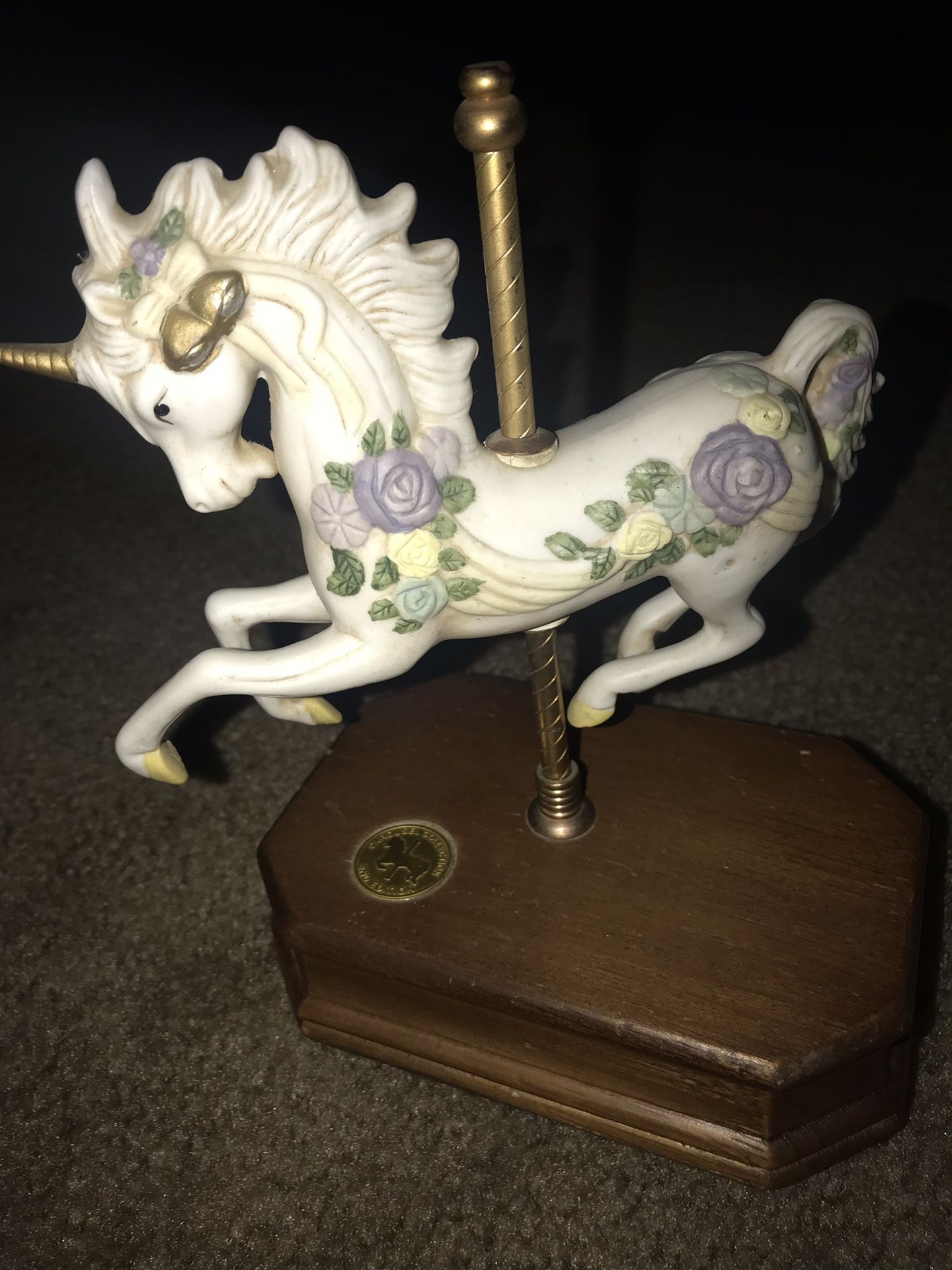 Carousel Unicorn Music Box
