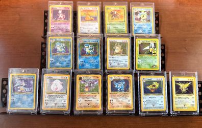 Vintage Pokémon Holos - 14 Cards – Blastoise, Mewtwo, Dragonite & More