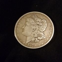 1878 Silver Dollar Coin In Great Shape