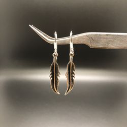 925 Sterling Silver Earrings With Leaf Design