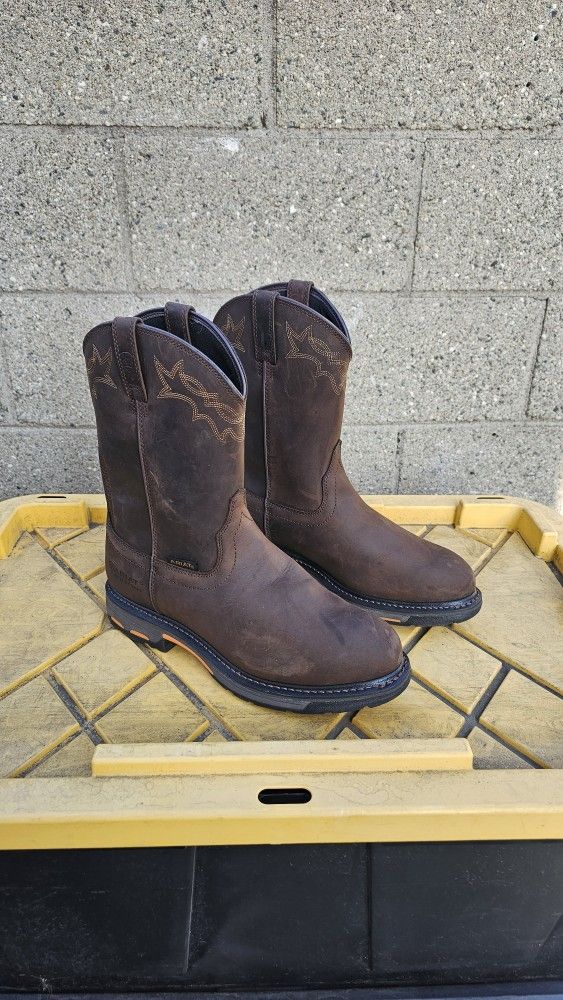 Size 11.5 EE Ariat Work Boots Soft Toe