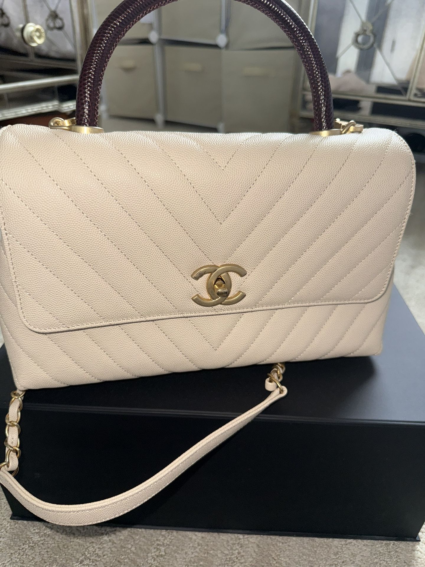 Chanel Coco Top Handle Bag (Medium)