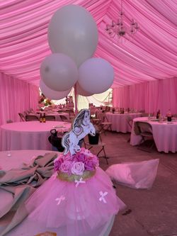 Centros De Mesa Para Baby shower $15 Cada Uno