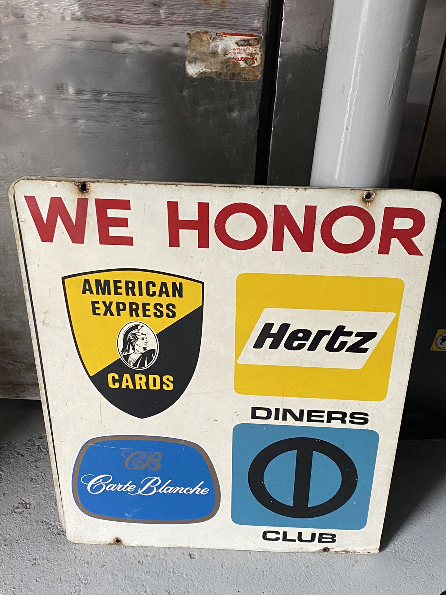 Vintage sign