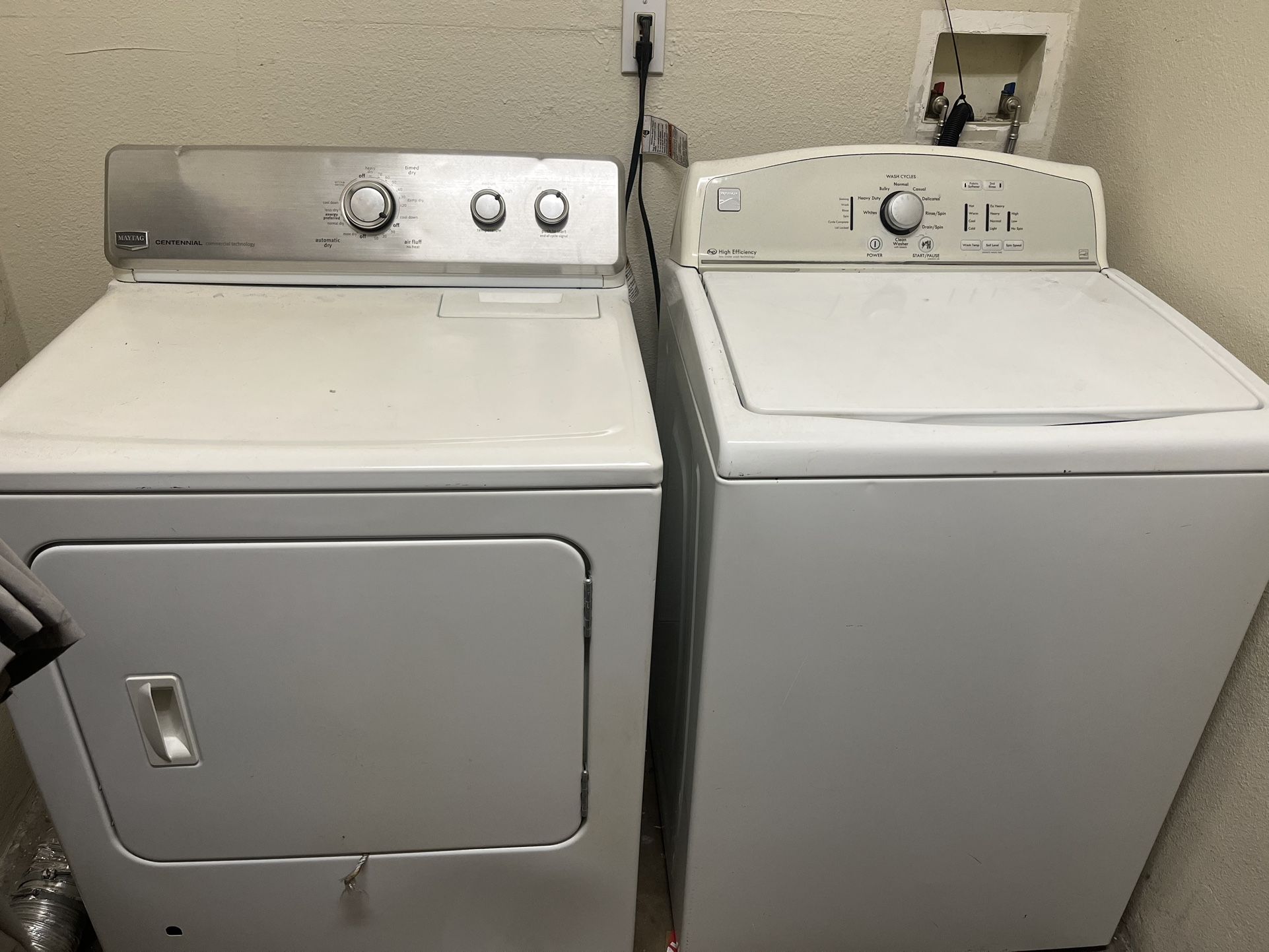 Washer And Dryer