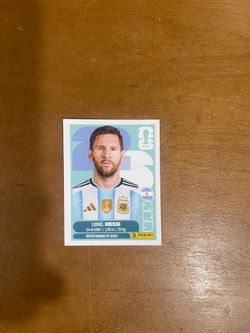 Lionel Messi Fifa Panini Sticker