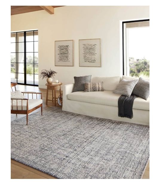 💥💥BlowOut Sale💥 Loloi Amber Lewis x Alie Collection, Charcoal & Dove 7'-10" x 10' Area Rug
