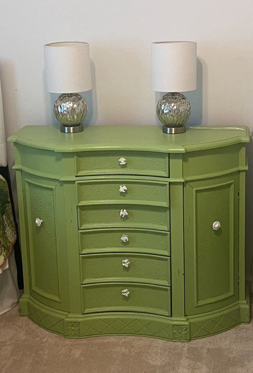 Lime Green Dresser
