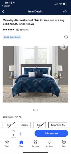 Brand NEW! Unopened Coordinated Bedding Set (Twin/Twin XL) 8 pieces