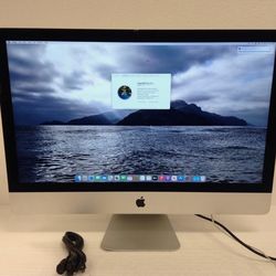iMac 27” 5k 4ghz i7 32gb ram 500gb ssd