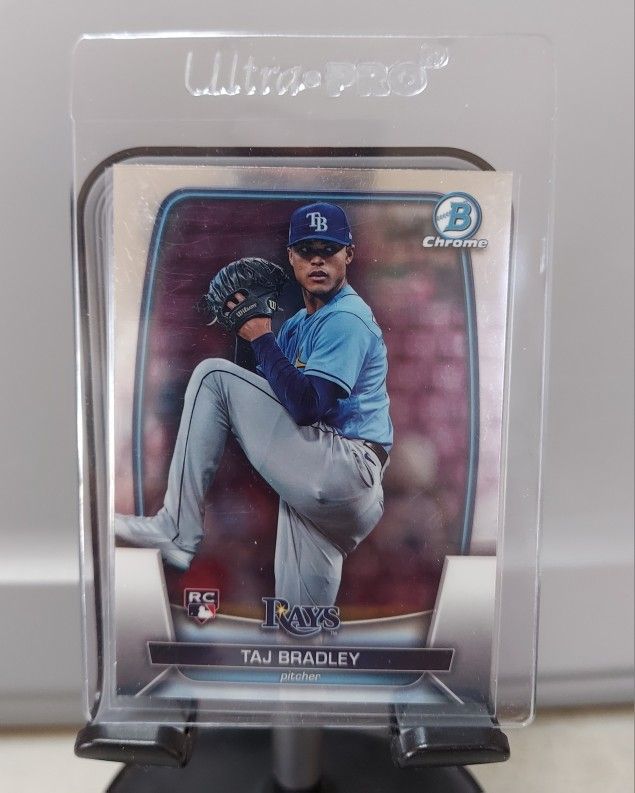 TAJ BRADLEY ROOKIE BASEBALL CARD COLLECTION!!