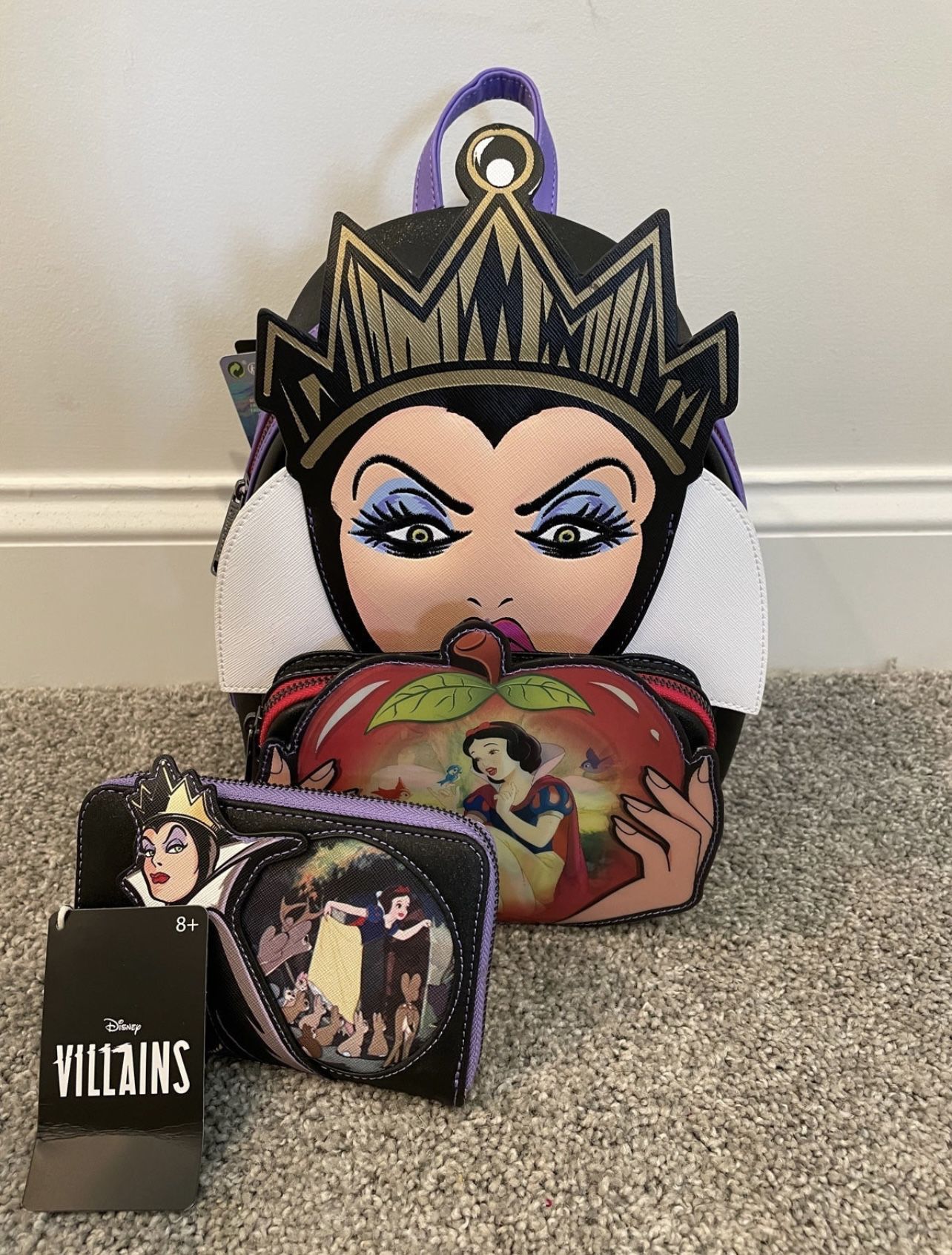 Disney Parks Loungefly, “Evil Queen Villains Scenes” Backpack