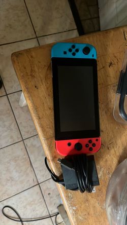 Nintendo Switch with Neon Joy-Cons