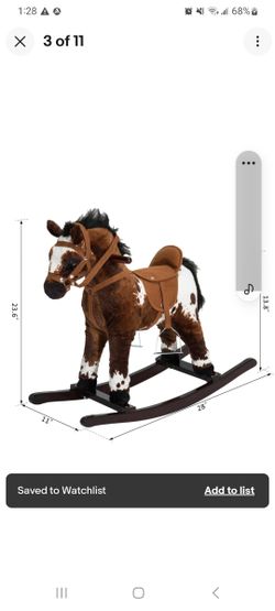 Rocking wood Horse