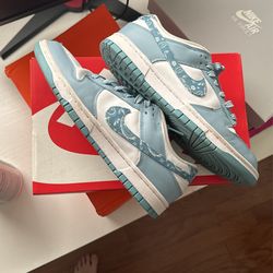 Nike Dunk Low “Paisey Pack Worn Blue”