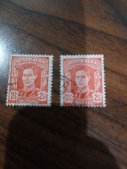 Rare vintage Australian King George Vl 2-1/2d