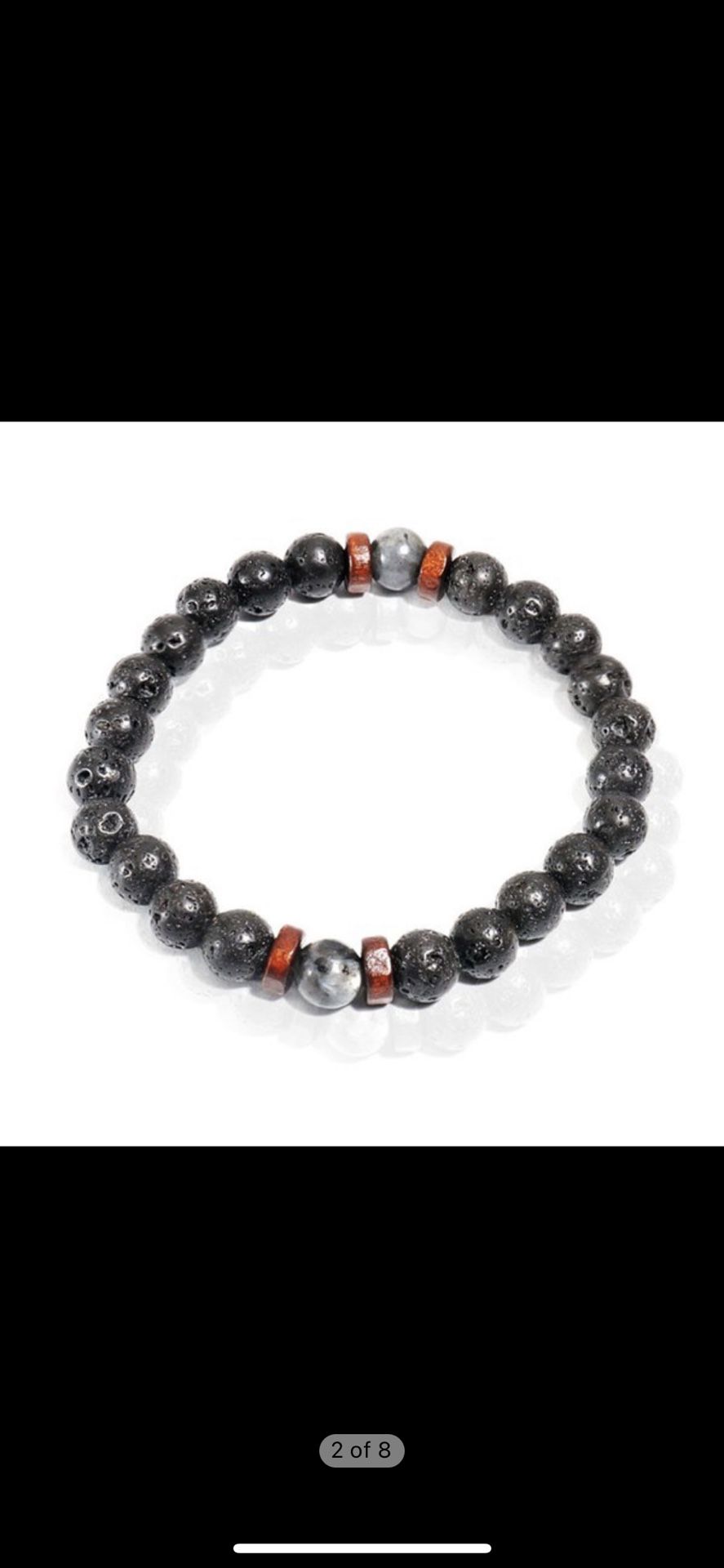 Men And women Bracelet Gemstone Lava Rock Moonstone Bead Jewelry