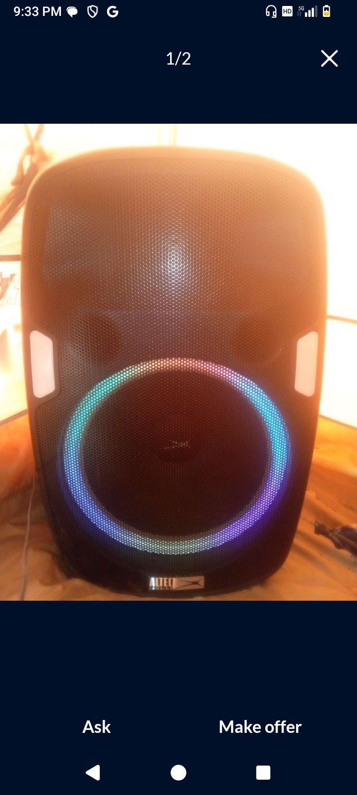 Altec Bluetooth speaker