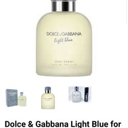 Dolce & Gabbana Light Blue For Men EDT