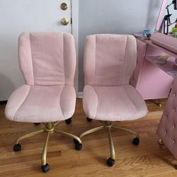 2 Pink Chairs