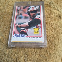 Eddie Murray Rookie Card Miscutt