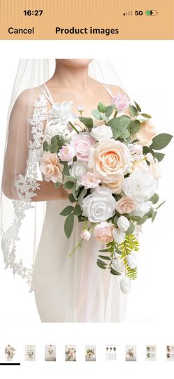 Pink bridal bouquet