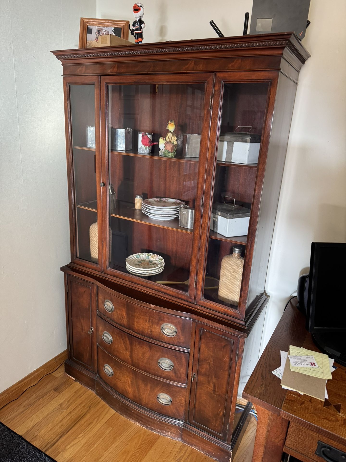 Antique Dining Hutch
