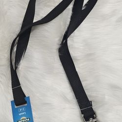 PetSafe Premier Black Nylon Dog Leash - Large: 1" Width, 6-Feet