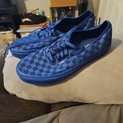 VANS TRUE BLUE CHECKERBOARD Size 11