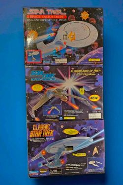 1995 Playmates Star Trek Collectible Electronic Starships New MIB Priced Individually Or Best Offer