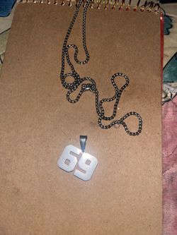 Stainless steel 69 necklace