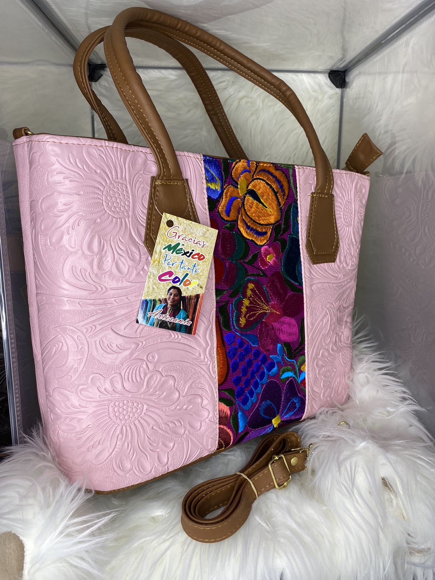 Bolsas Mexicanas Con Telar Bordados Chiapanecos
